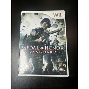 Nintendo Wii Medal Of Honor Vanguard video game complete with manual